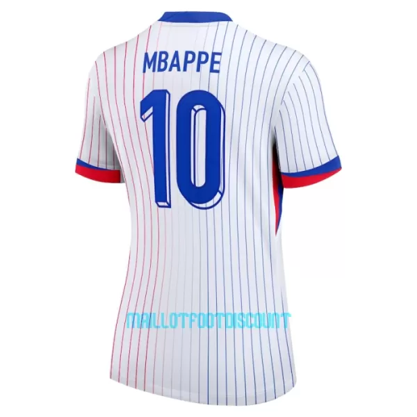 Maillot De Foot France Kylian Mbappé 10 Femme Extérieur Euro 2024