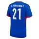 Maillot De Foot France L. Hernandez 21 Domicile Euro 2024