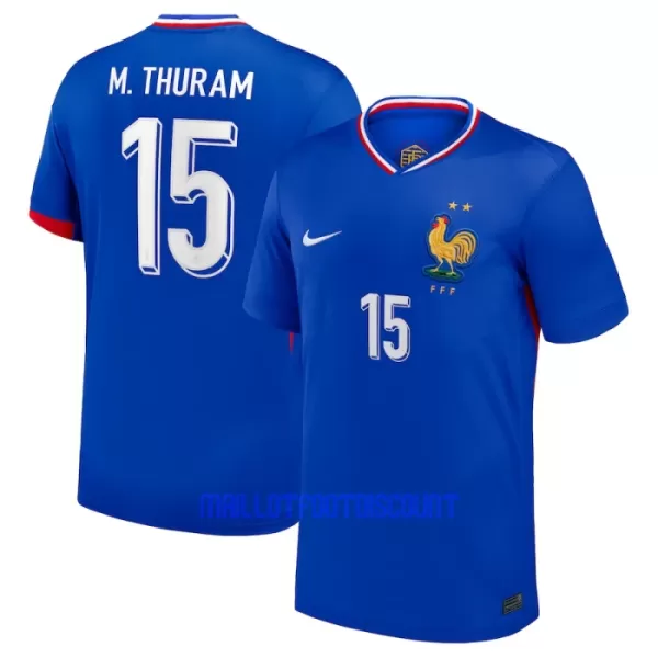 Maillot De Foot France M. Thuram 15 Domicile Euro 2024