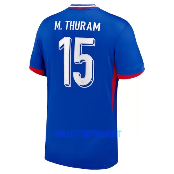 Maillot De Foot France M. Thuram 15 Domicile Euro 2024