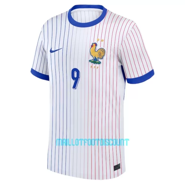 Maillot De Foot France Olivier Giroud 9 Extérieur Euro 2024