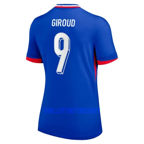 Maillot De Foot France Olivier Giroud 9 Femme Domicile Euro 2024