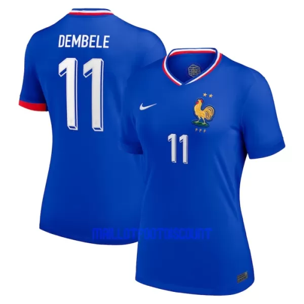 Maillot De Foot France Ousmane Dembélé 11 Femme Domicile Euro 2024