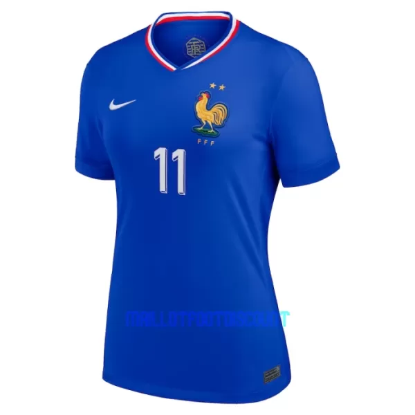 Maillot De Foot France Ousmane Dembélé 11 Femme Domicile Euro 2024