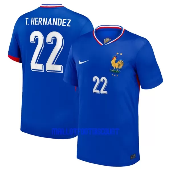 Maillot De Foot France Theo Hernandez 22 Domicile Euro 2024