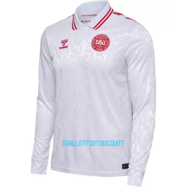 Maillot De Foot Danemark Extérieur Euro 2024 Manches Longues