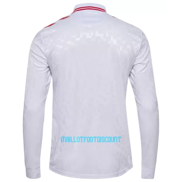 Maillot De Foot Danemark Extérieur Euro 2024 Manches Longues