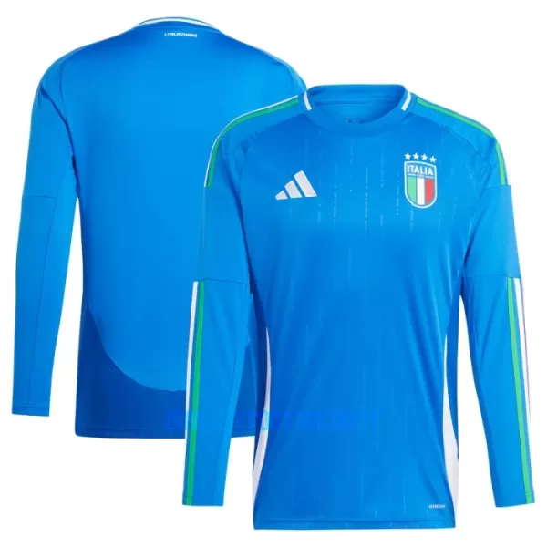 Maillot De Foot Italie Domicile Euro 2024 Manches Longues