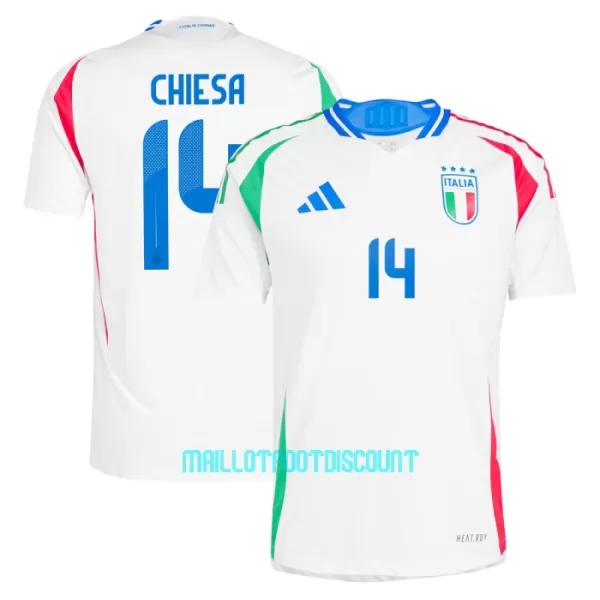 Maillot De Foot Italie Federico Chiesa 14 Extérieur Euro 2024