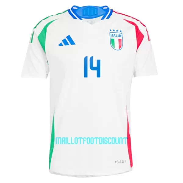 Maillot De Foot Italie Federico Chiesa 14 Extérieur Euro 2024