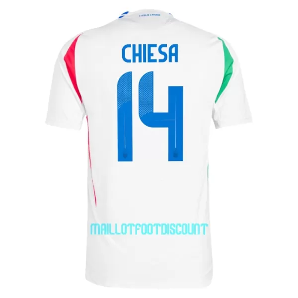 Maillot De Foot Italie Federico Chiesa 14 Extérieur Euro 2024