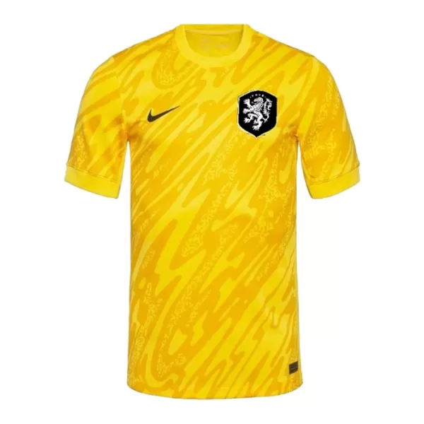 Maillot De Foot Gardien Pays-Bas Euro 2024 Jaune