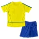 Kit De Football Brésil 2002-03 Enfant Domicile Retro