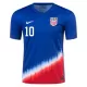 Maillot De Foot États-Unis Christian Pulišić 10 Extérieur 2024