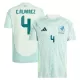 Maillot De Foot Mexique Edson Alvarez 4 Extérieur 2024