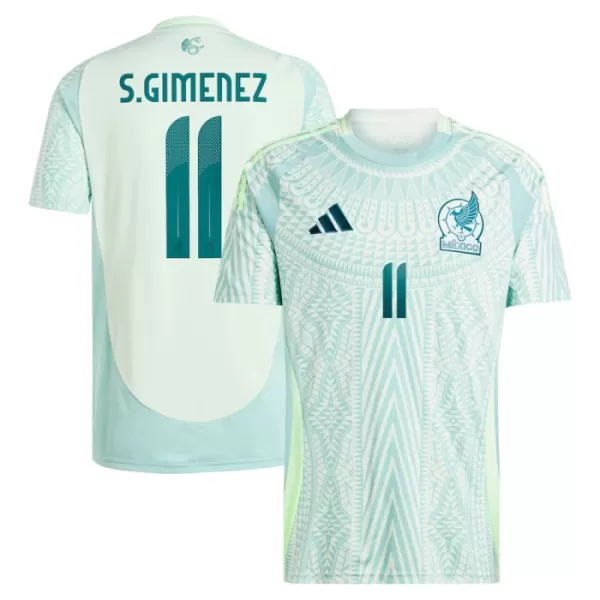 Maillot De Foot Mexique Santiago Gimenez 11 Extérieur 2024