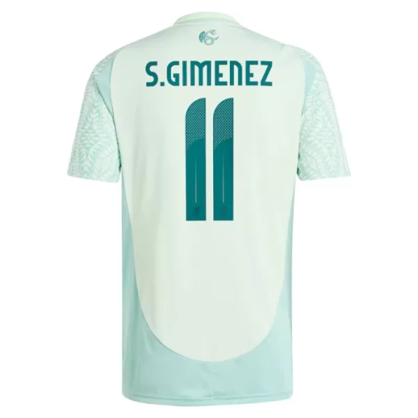 Maillot De Foot Mexique Santiago Gimenez 11 Extérieur 2024