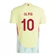 Kit De Football Espagne Dani Olmo 10 Enfant Extérieur Euro 2024