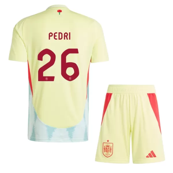 Kit De Football Espagne Pedri 26 Enfant Extérieur Euro 2024