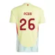 Kit De Football Espagne Pedri 26 Enfant Extérieur Euro 2024