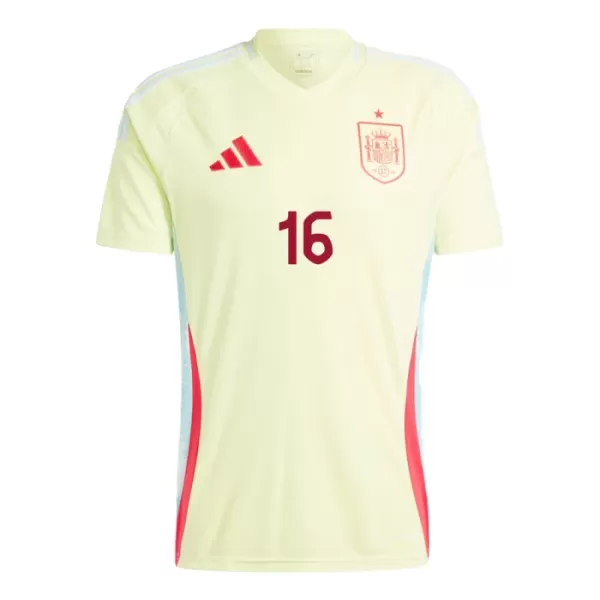 Kit De Football Espagne Rodrigo Hernández 16 Enfant Extérieur Euro 2024