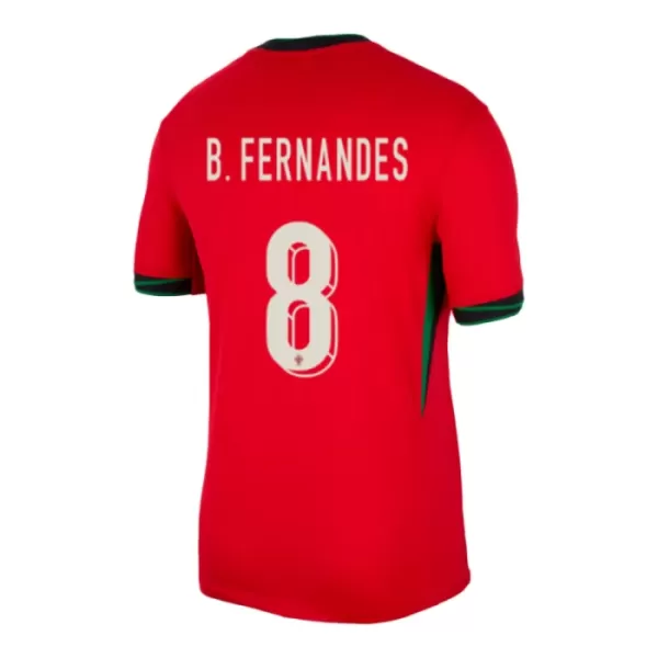 Kit De Football Portugal Bruno Fernandes 8 Enfant Domicile Euro 2024