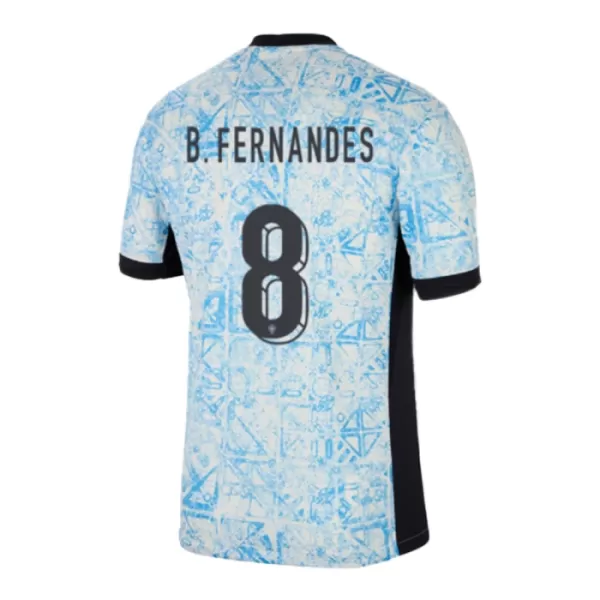 Kit De Football Portugal Bruno Fernandes 8 Enfant Extérieur Euro 2024