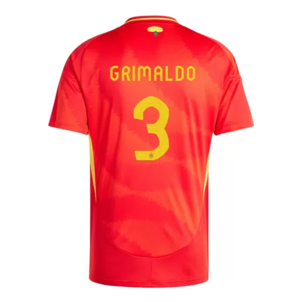 Maillot De Foot Espagne Alejandro Grimaldo 3 Domicile Euro 2024