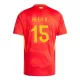 Maillot De Foot Espagne Alex Baena 15 Domicile Euro 2024