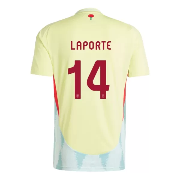 Maillot De Foot Espagne Aymeric Laporte 14 Extérieur Euro 2024