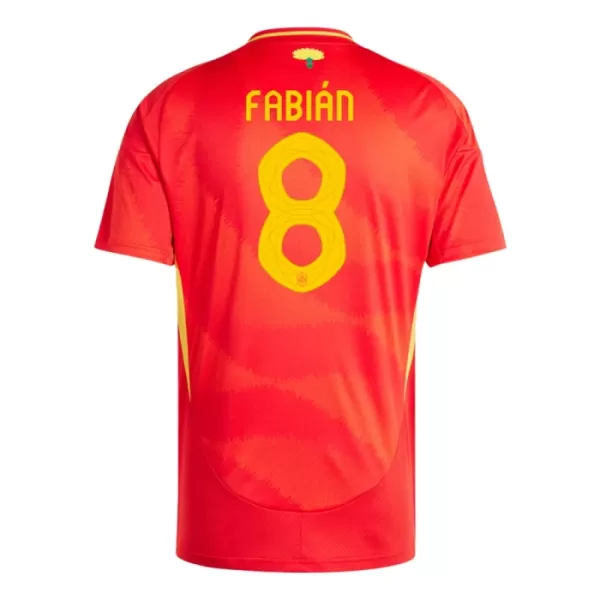 Maillot De Foot Espagne Fabian Ruiz 8 Domicile Euro 2024