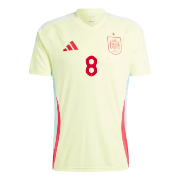 Maillot De Foot Espagne Fabian Ruiz 8 Extérieur Euro 2024