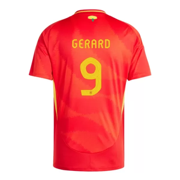 Maillot De Foot Espagne Gerard Moreno 9 Domicile Euro 2024