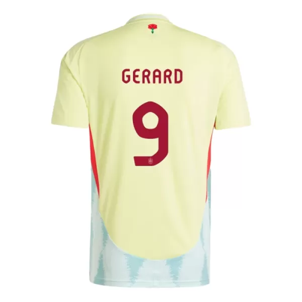 Maillot De Foot Espagne Gerard Moreno 9 Extérieur Euro 2024