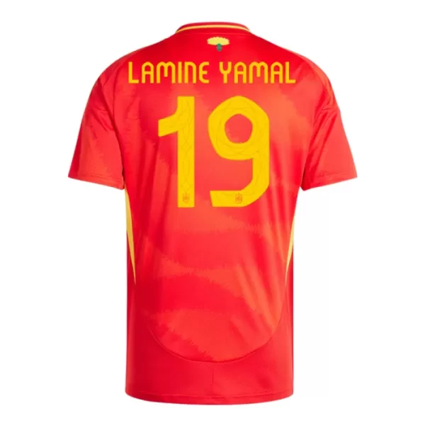 Maillot De Foot Espagne Lamine Yamal 19 Domicile Euro 2024