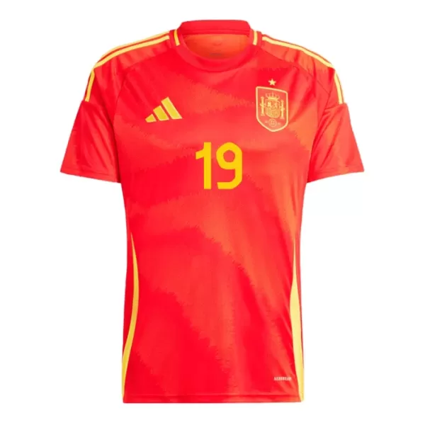 Maillot De Foot Espagne Lamine Yamal 19 Domicile Euro 2024