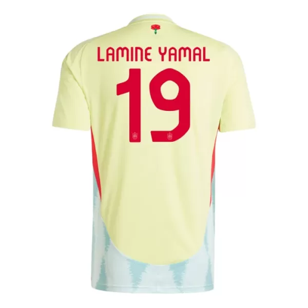 Maillot De Foot Espagne Lamine Yamal 19 Extérieur Euro 2024