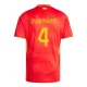 Maillot De Foot Espagne Martin Zubimendi 4 Domicile Euro 2024