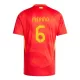 Maillot De Foot Espagne Mikel Merino 6 Domicile Euro 2024