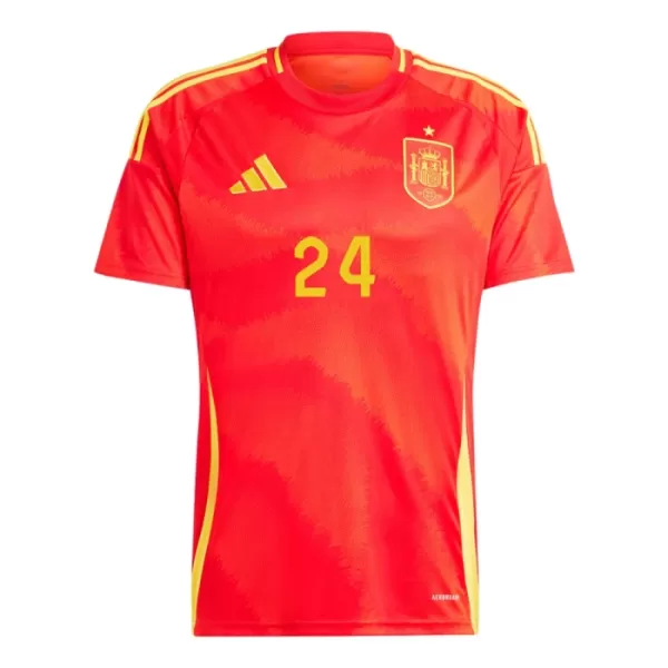 Maillot De Foot Espagne Pedro Porro 24 Domicile Euro 2024