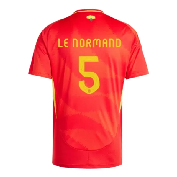 Maillot De Foot Espagne Robin Le Normand 5 Domicile Euro 2024