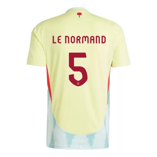 Maillot De Foot Espagne Robin Le Normand 5 Extérieur Euro 2024