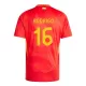 Maillot De Foot Espagne Rodrigo Hernández 16 Domicile Euro 2024