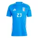 Maillot De Foot Italie Alessandro Bastoni 23 Domicile Euro 2024