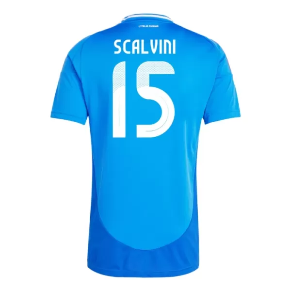 Maillot De Foot Italie Giorgio Scalvini 15 Domicile Euro 2024