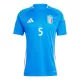 Maillot De Foot Italie Manuel Locatelli 5 Domicile Euro 2024