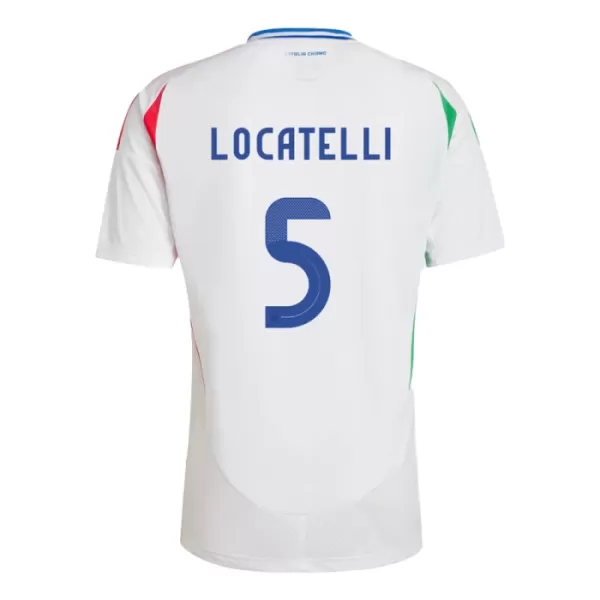 Maillot De Foot Italie Manuel Locatelli 5 Extérieur Euro 2024