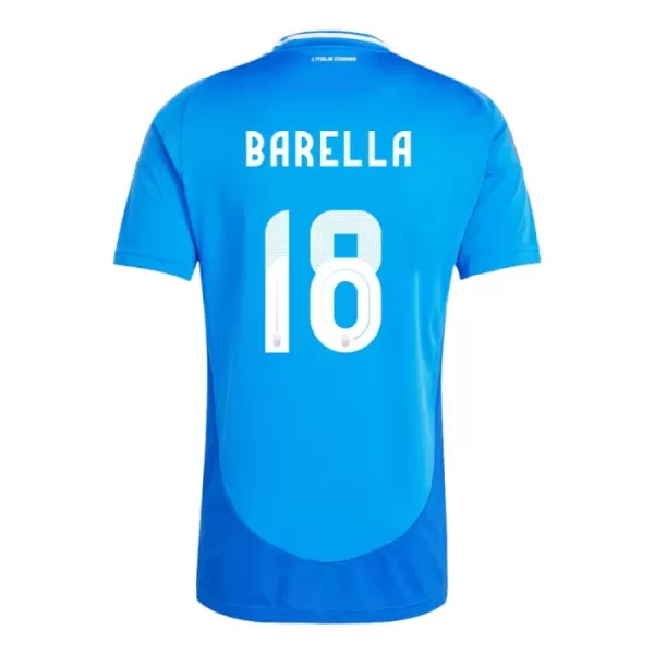 Maillot De Foot Italie Nicolo Barella 18 Domicile Euro 2024