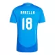 Maillot De Foot Italie Nicolo Barella 18 Domicile Euro 2024