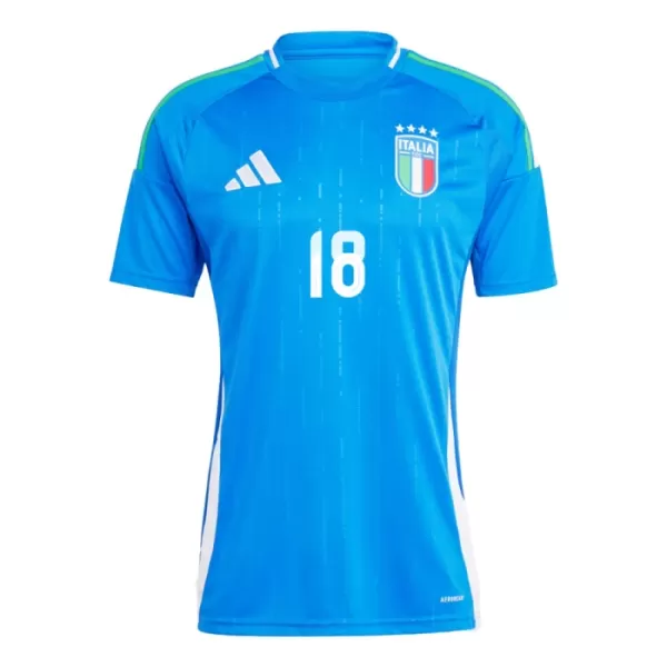 Maillot De Foot Italie Nicolo Barella 18 Domicile Euro 2024